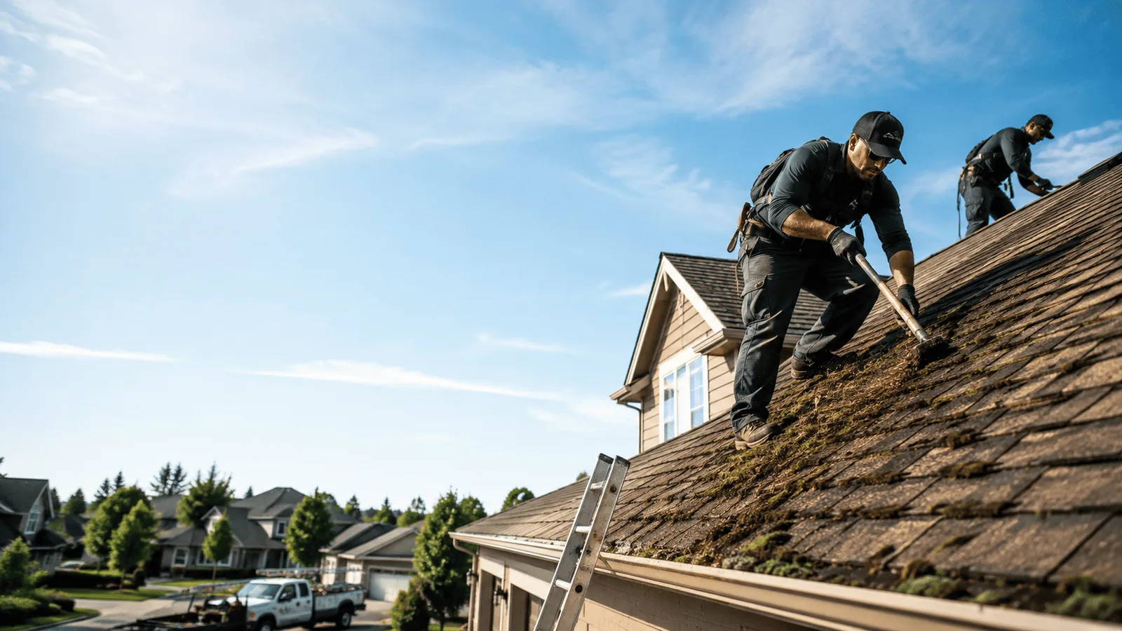 Roof Moss Removal in Westmont, IL near me